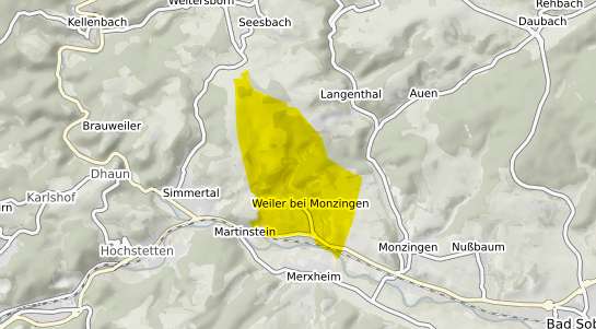Immobilienpreisekarte Weiler bei Monzingen